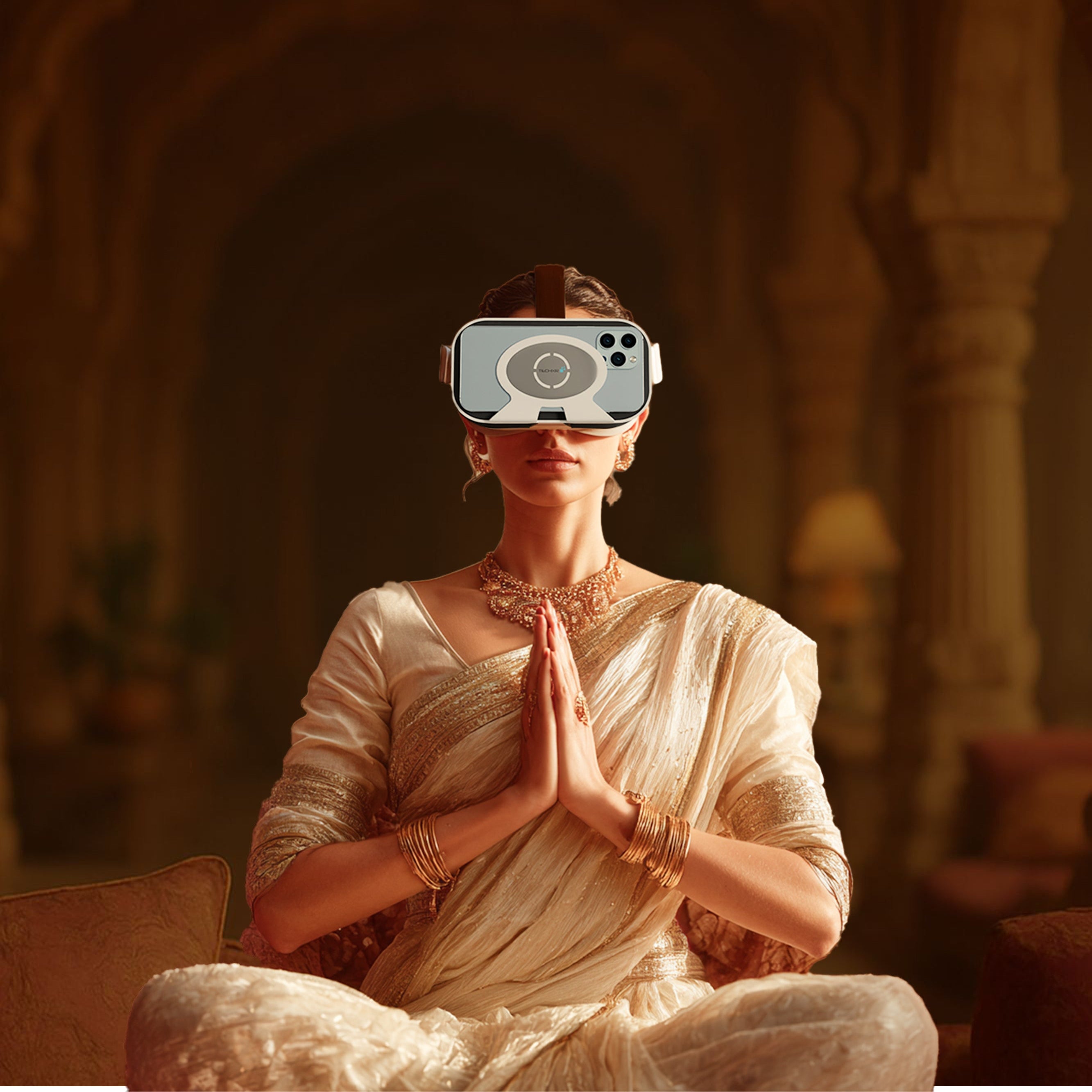 Durlabh Darshan VR Headset with 1-Month Subscription