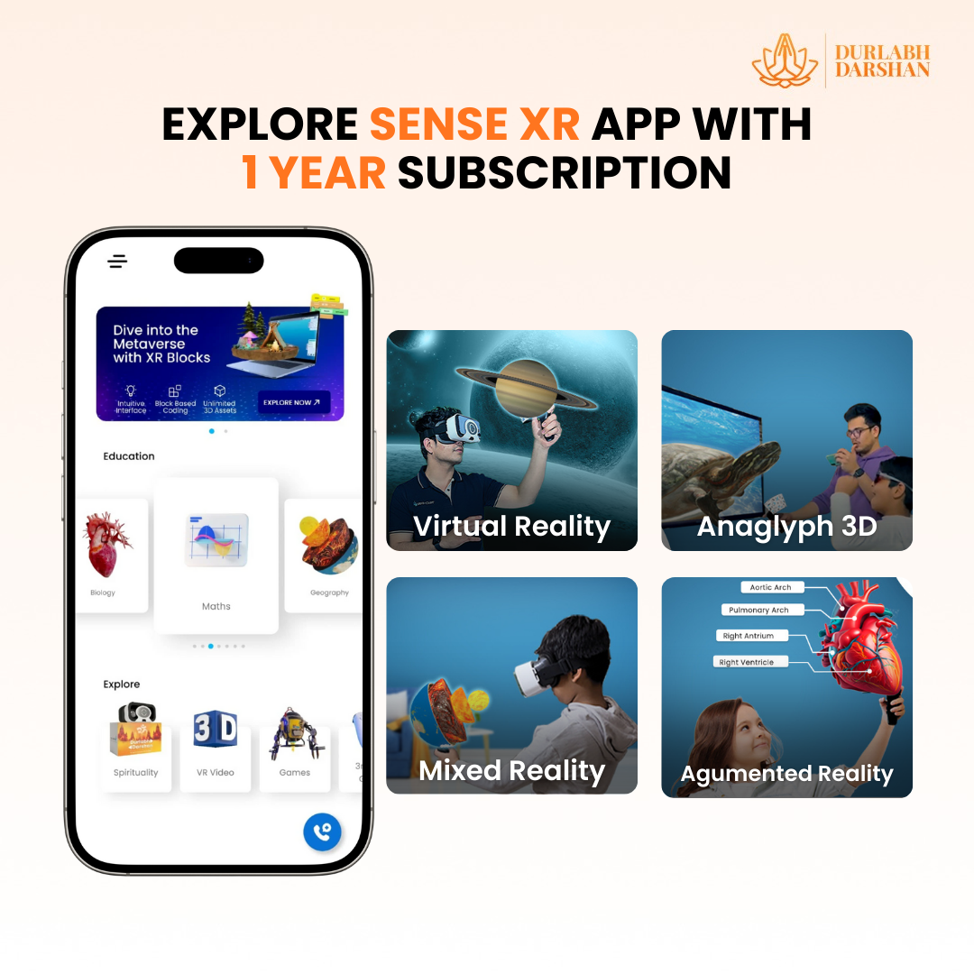 SenseXR & Durlabh Darshan Combo with 1 Year Subscription