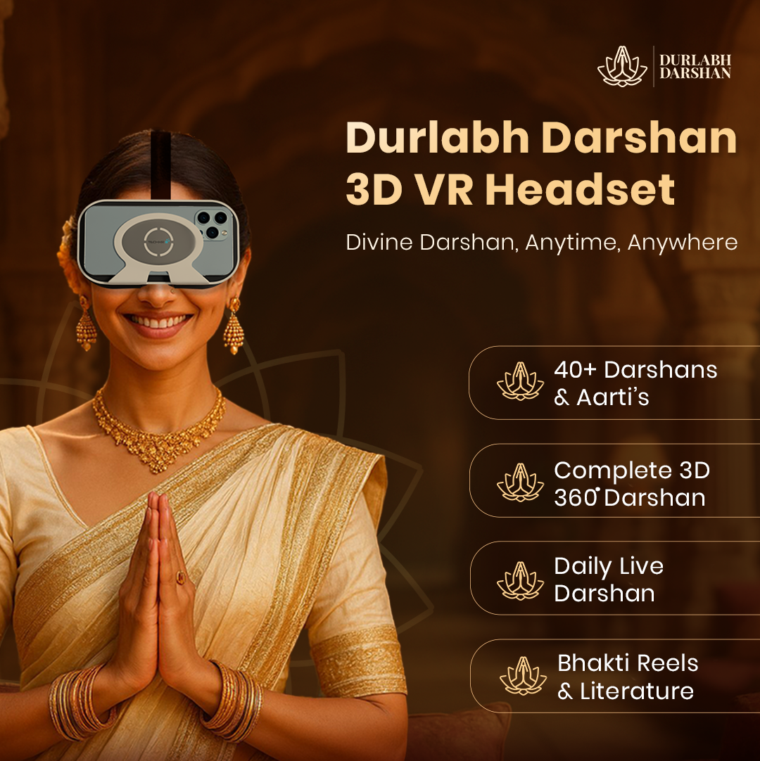 Durlabh Darshan VR Headset with 1-Month Subscription