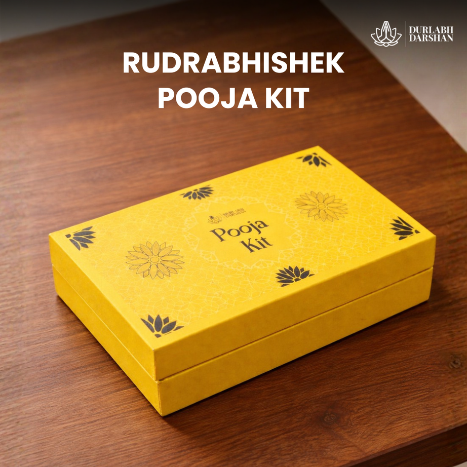 Durlabh Darshan Pooja Combo kit (Rudra Abhishek Pooja Kit + Durlabh Darshan VR Headset + 1 Month App Subscription